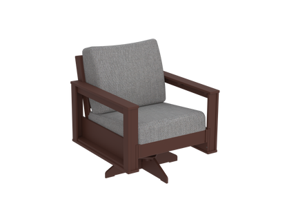 Modern Outdoor Swivel Arm Chair