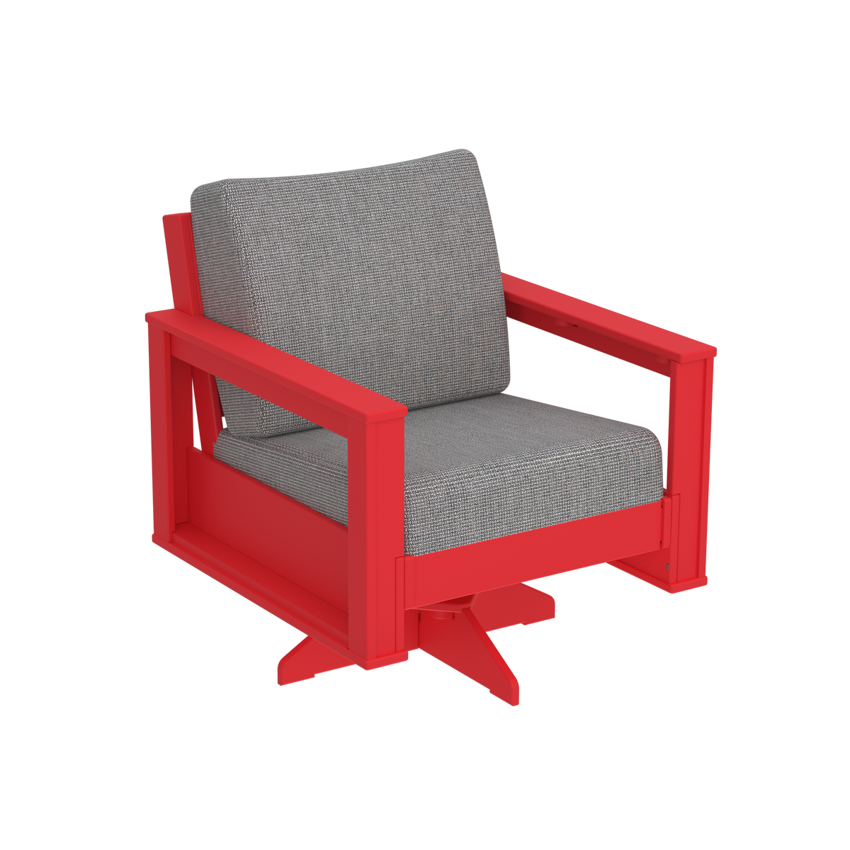Modern Outdoor Swivel Arm Chair