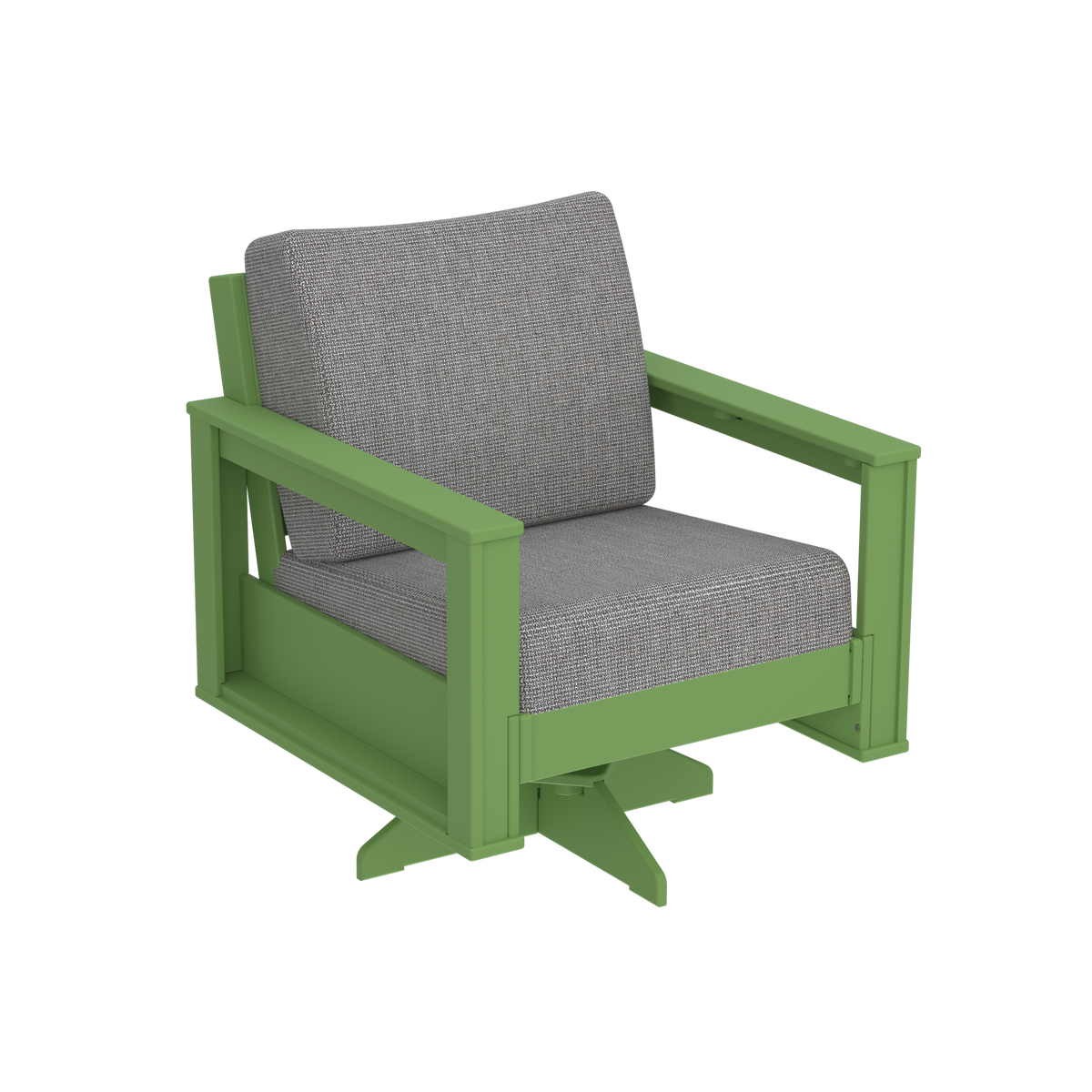 Modern Outdoor Swivel Arm Chair