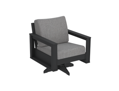 Modern Outdoor Swivel Arm Chair
