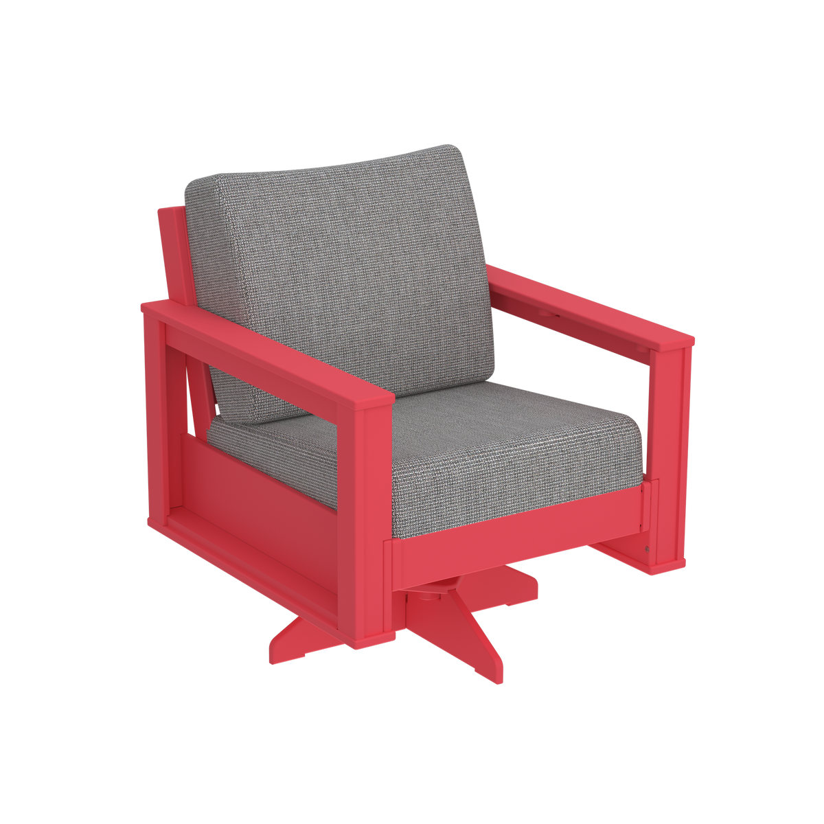 Modern Outdoor Swivel Arm Chair