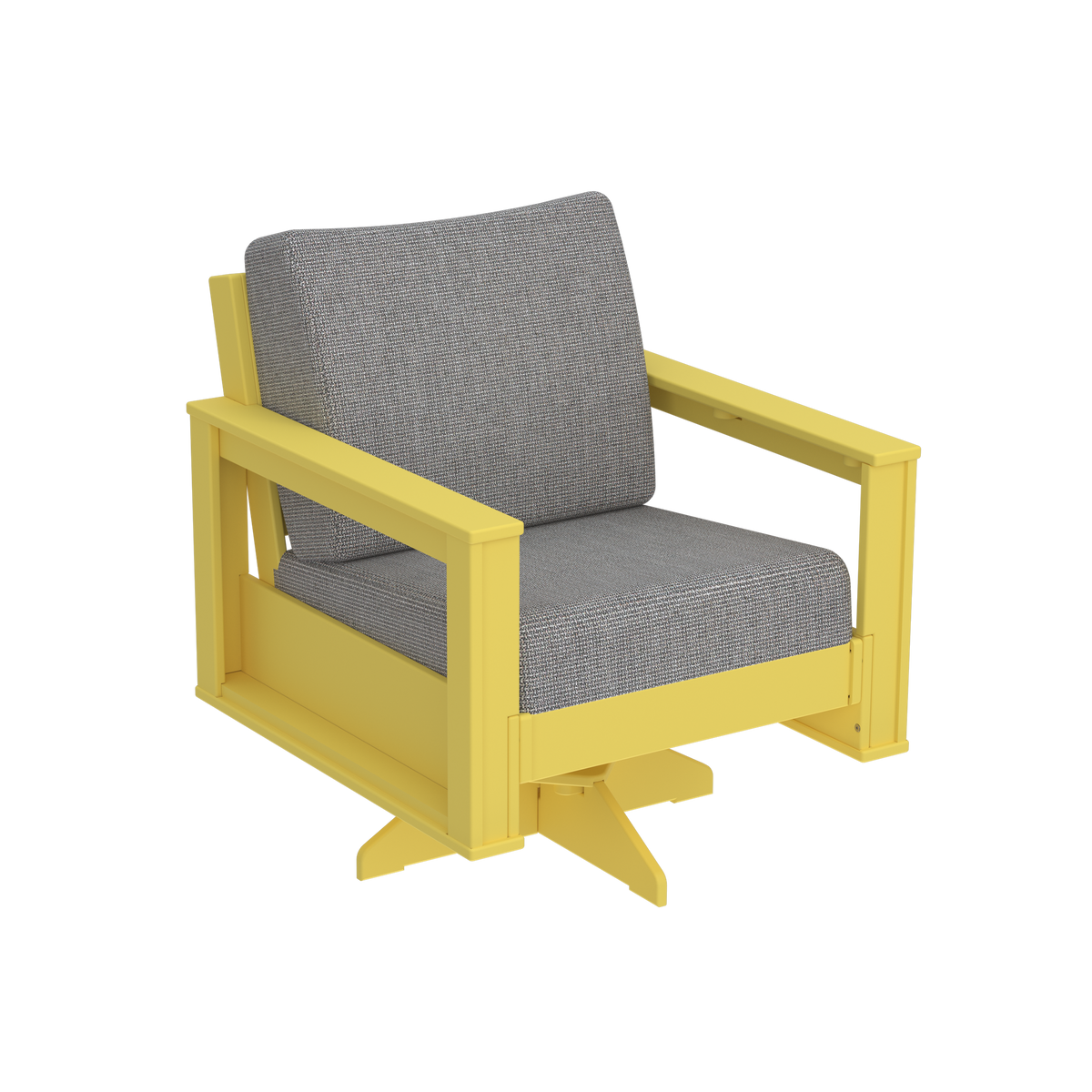 Modern Outdoor Swivel Arm Chair