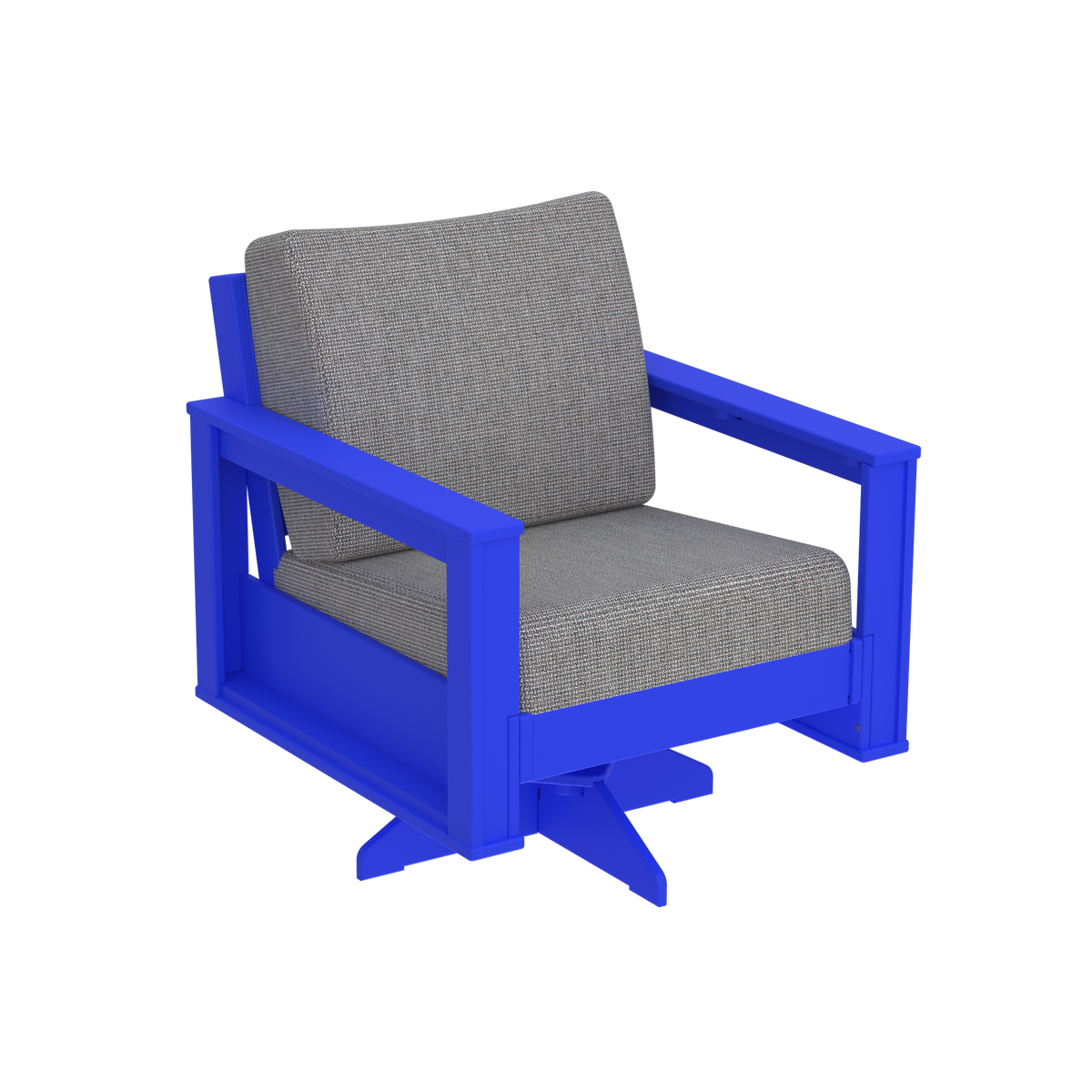 Modern Outdoor Swivel Arm Chair