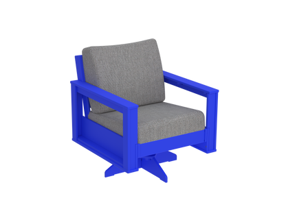 Modern Outdoor Swivel Arm Chair