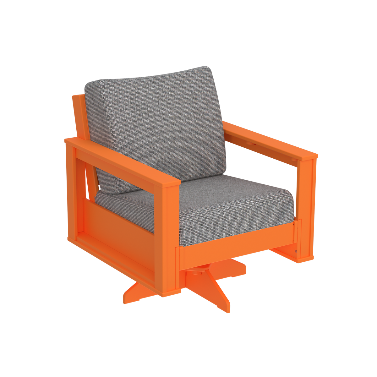 Modern Outdoor Swivel Arm Chair