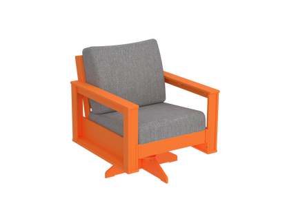 Modern Outdoor Swivel Arm Chair