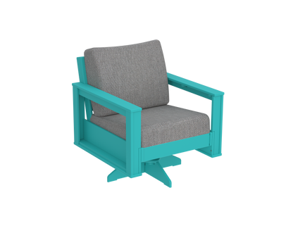 Modern Outdoor Swivel Arm Chair