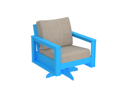 Modern Outdoor Swivel Arm Chair