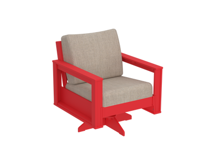 Modern Outdoor Swivel Arm Chair