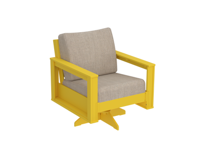 Modern Outdoor Swivel Arm Chair