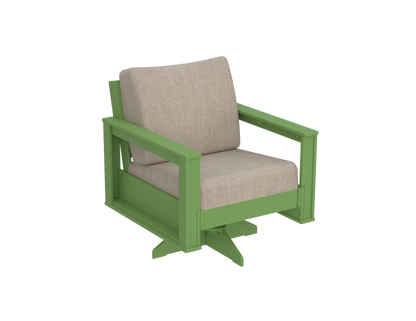 Modern Outdoor Swivel Arm Chair