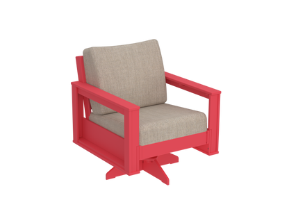 Modern Outdoor Swivel Arm Chair