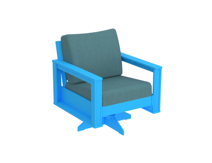 Modern Outdoor Swivel Arm Chair