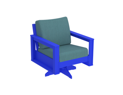 Modern Outdoor Swivel Arm Chair
