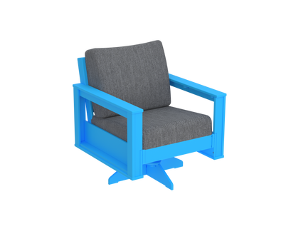 Modern Outdoor Swivel Arm Chair