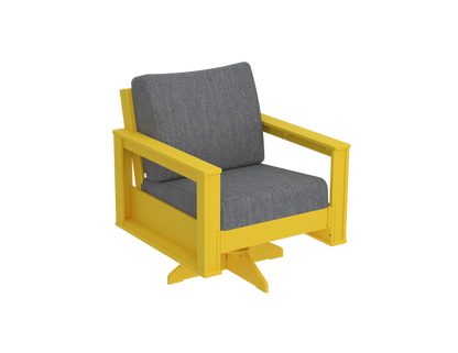 Modern Outdoor Swivel Arm Chair