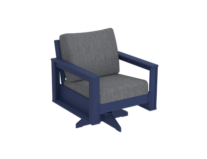 Modern Outdoor Swivel Arm Chair