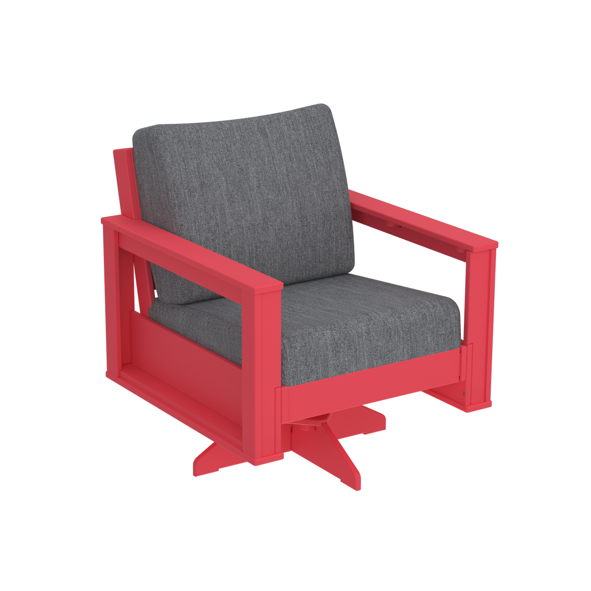 Modern Outdoor Swivel Arm Chair