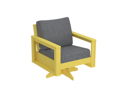 Modern Outdoor Swivel Arm Chair