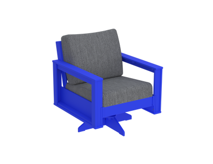 Modern Outdoor Swivel Arm Chair