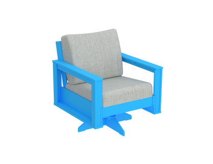 Modern Outdoor Swivel Arm Chair