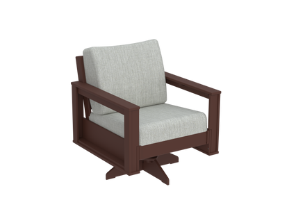 Modern Outdoor Swivel Arm Chair