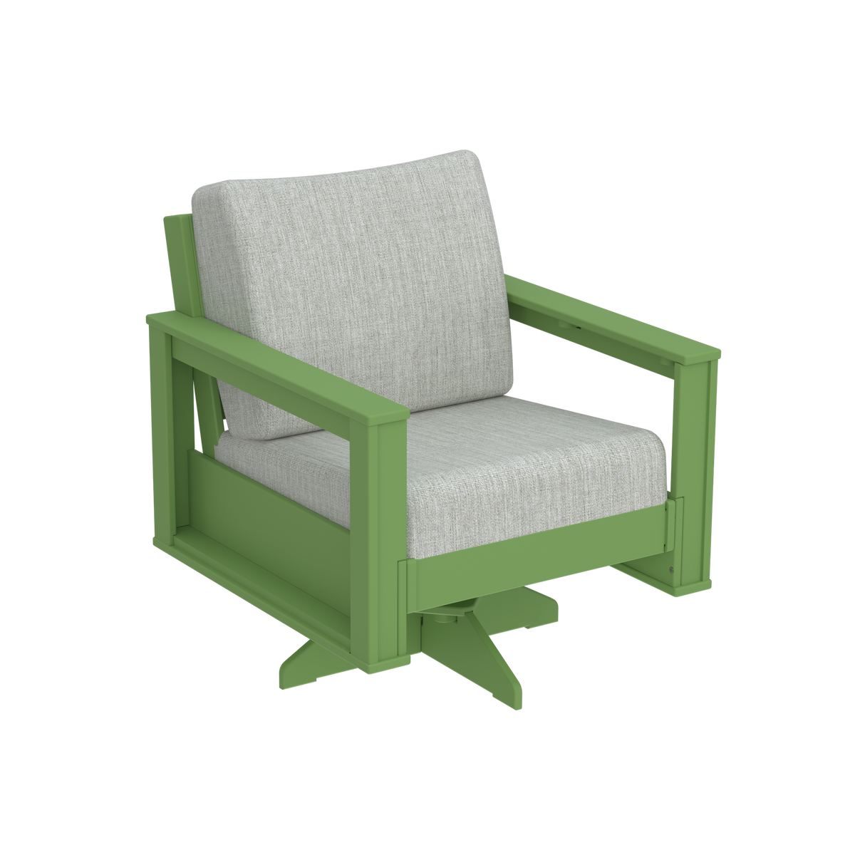 Modern Outdoor Swivel Arm Chair
