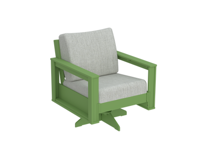 Modern Outdoor Swivel Arm Chair