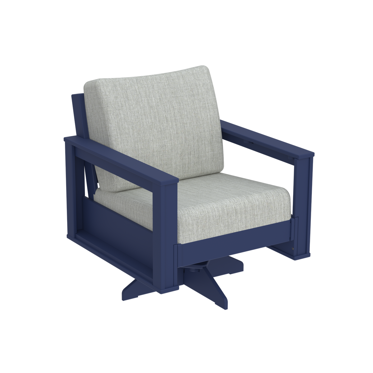 Modern Outdoor Swivel Arm Chair