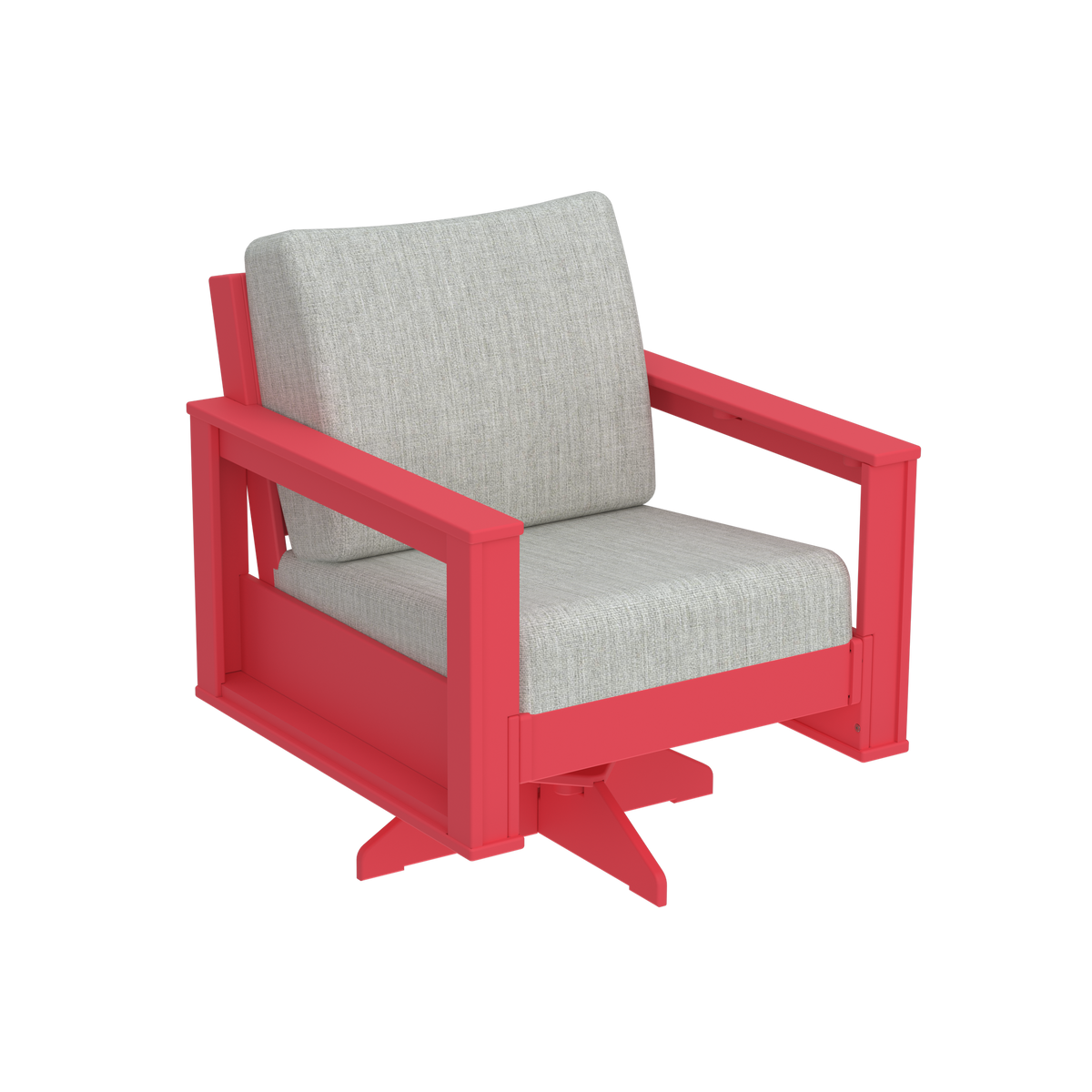 Modern Outdoor Swivel Arm Chair