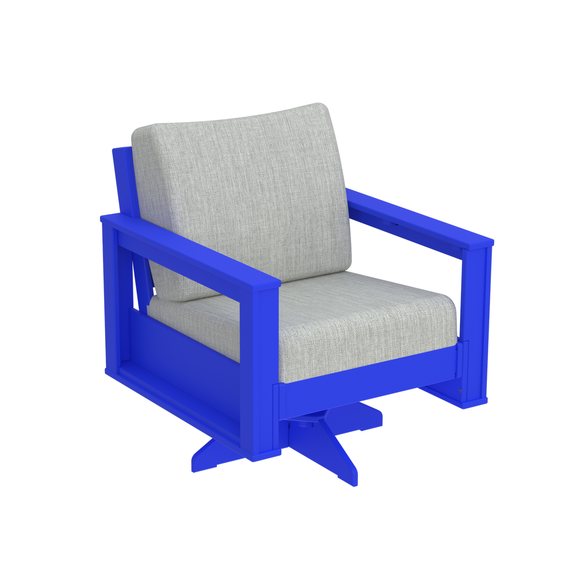 Modern Outdoor Swivel Arm Chair