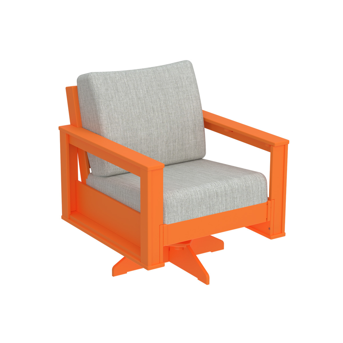 Modern Outdoor Swivel Arm Chair