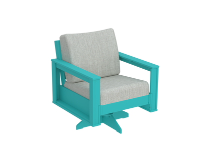 Modern Outdoor Swivel Arm Chair