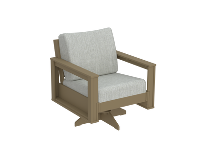 Modern Outdoor Swivel Arm Chair