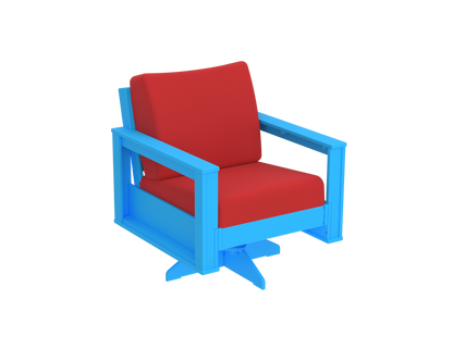 Modern Outdoor Swivel Arm Chair