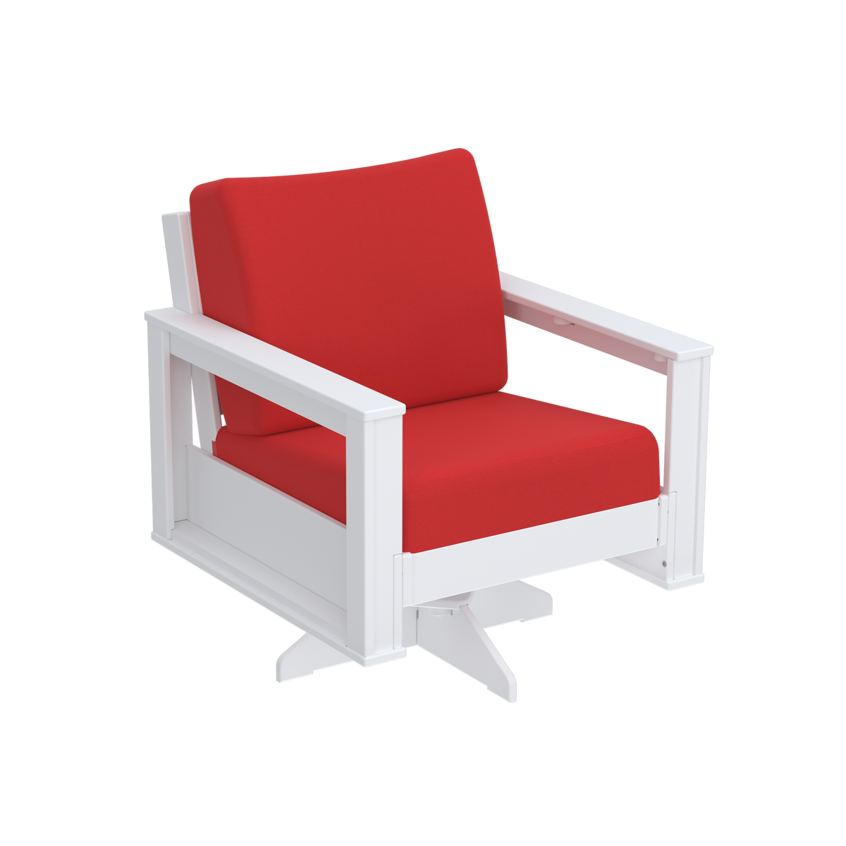 Modern Outdoor Swivel Arm Chair