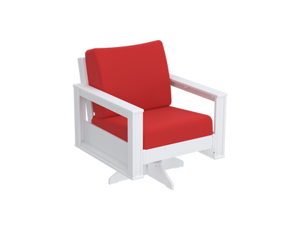 Modern Outdoor Swivel Arm Chair