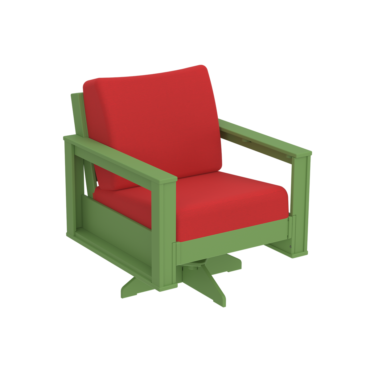 Modern Outdoor Swivel Arm Chair