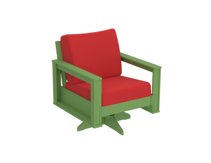 Modern Outdoor Swivel Arm Chair