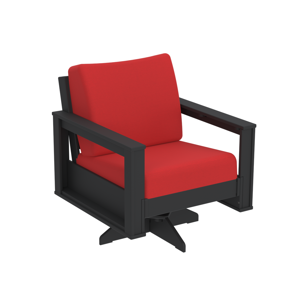 Modern Outdoor Swivel Arm Chair
