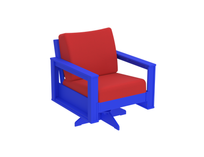 Modern Outdoor Swivel Arm Chair