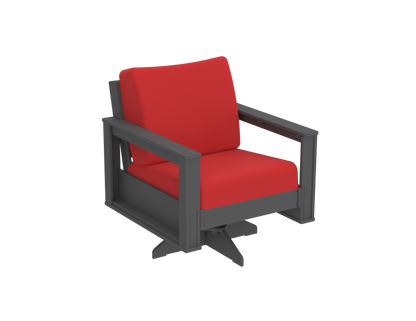 Modern Outdoor Swivel Arm Chair