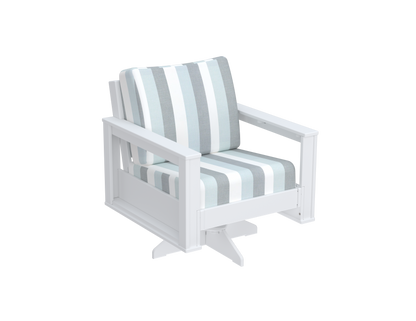 Modern Outdoor Swivel Arm Chair