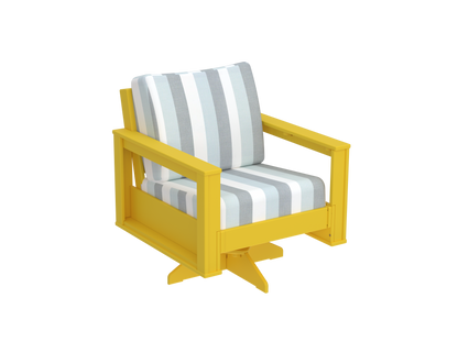 Modern Outdoor Swivel Arm Chair