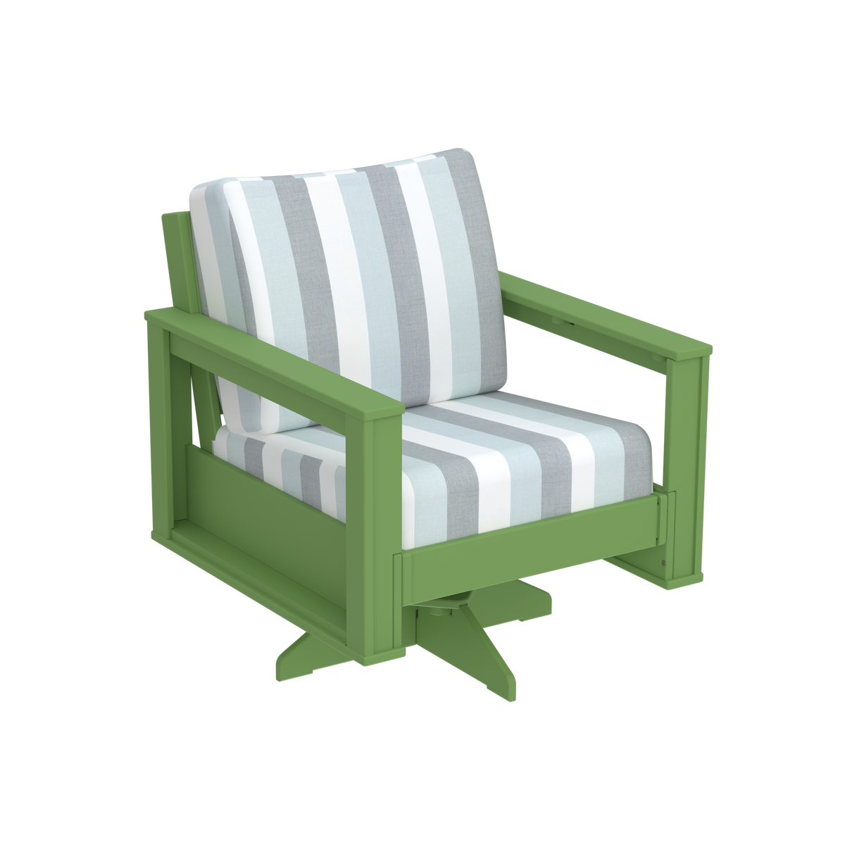 Modern Outdoor Swivel Arm Chair