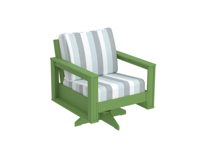Modern Outdoor Swivel Arm Chair