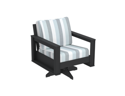 Modern Outdoor Swivel Arm Chair