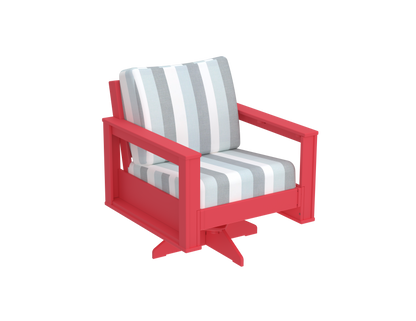 Modern Outdoor Swivel Arm Chair
