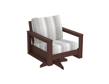 Modern Outdoor Swivel Arm Chair