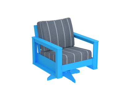 Modern Outdoor Swivel Arm Chair